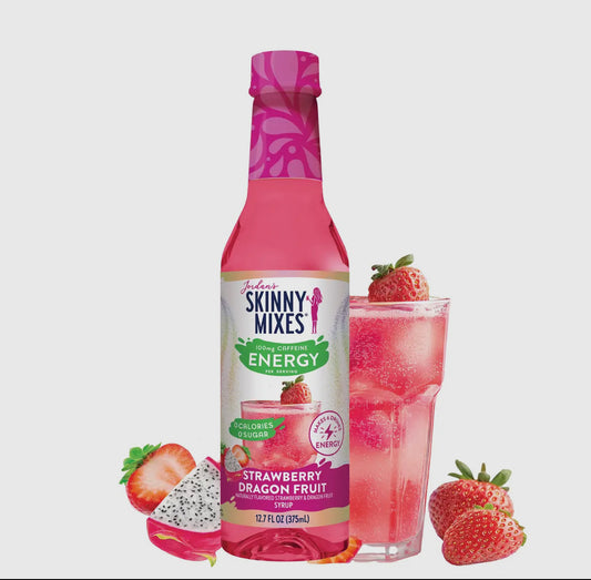 Skinny Strawberry Dragon Fruit Energy Syrup