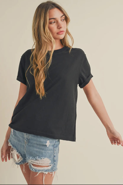 Mali Baby Tee- Black