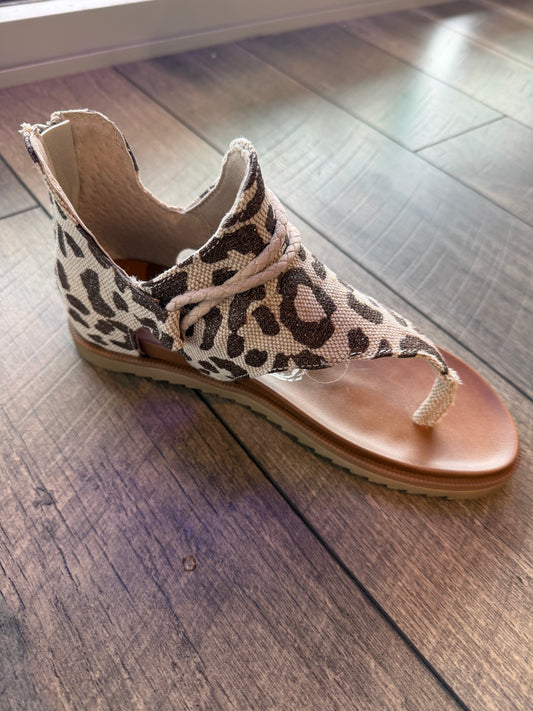 Cheetah Bronze Sandal