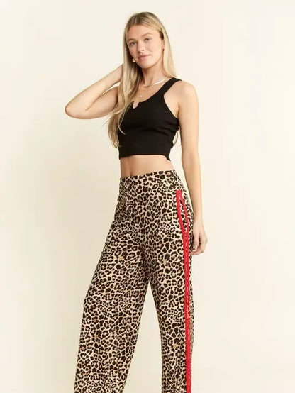 Lucky in Leopard Pants