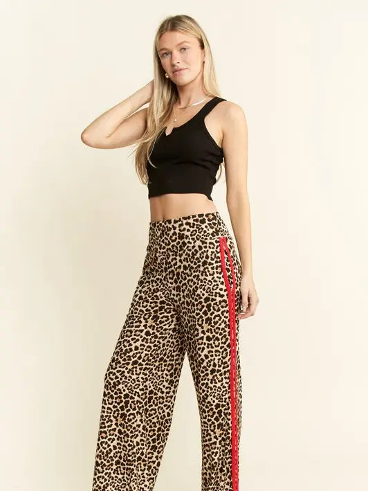 Lucky in Leopard Pants