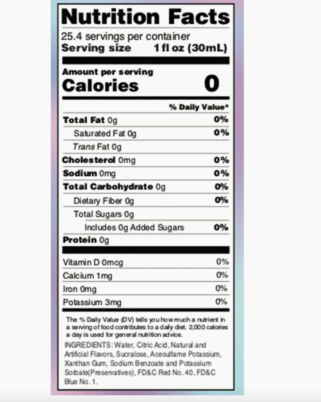 Skinny Unicorn Syrup