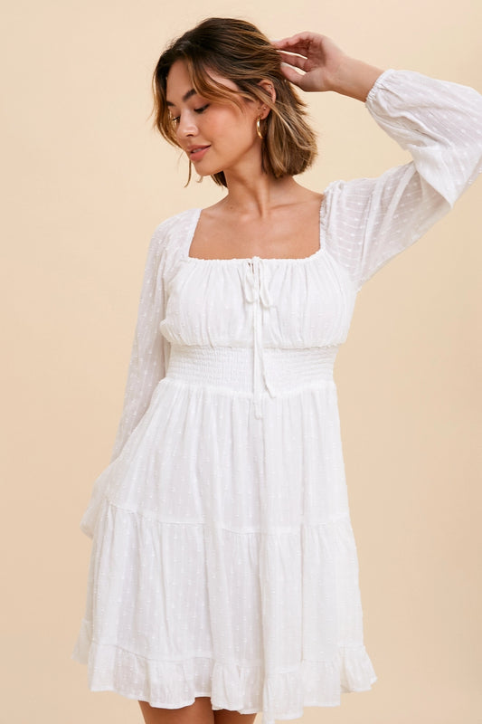 All You Need Smocked Peasant Dress