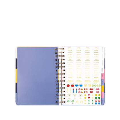 Kate Spade 17 Month Large Planner- Bold Painterly Stripe