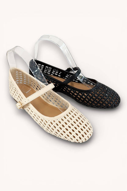 [BEST SELLER] CONCINNITY-9 CLASSIC MARY JANE WOVEN MESH UPPE: BLACK / A18