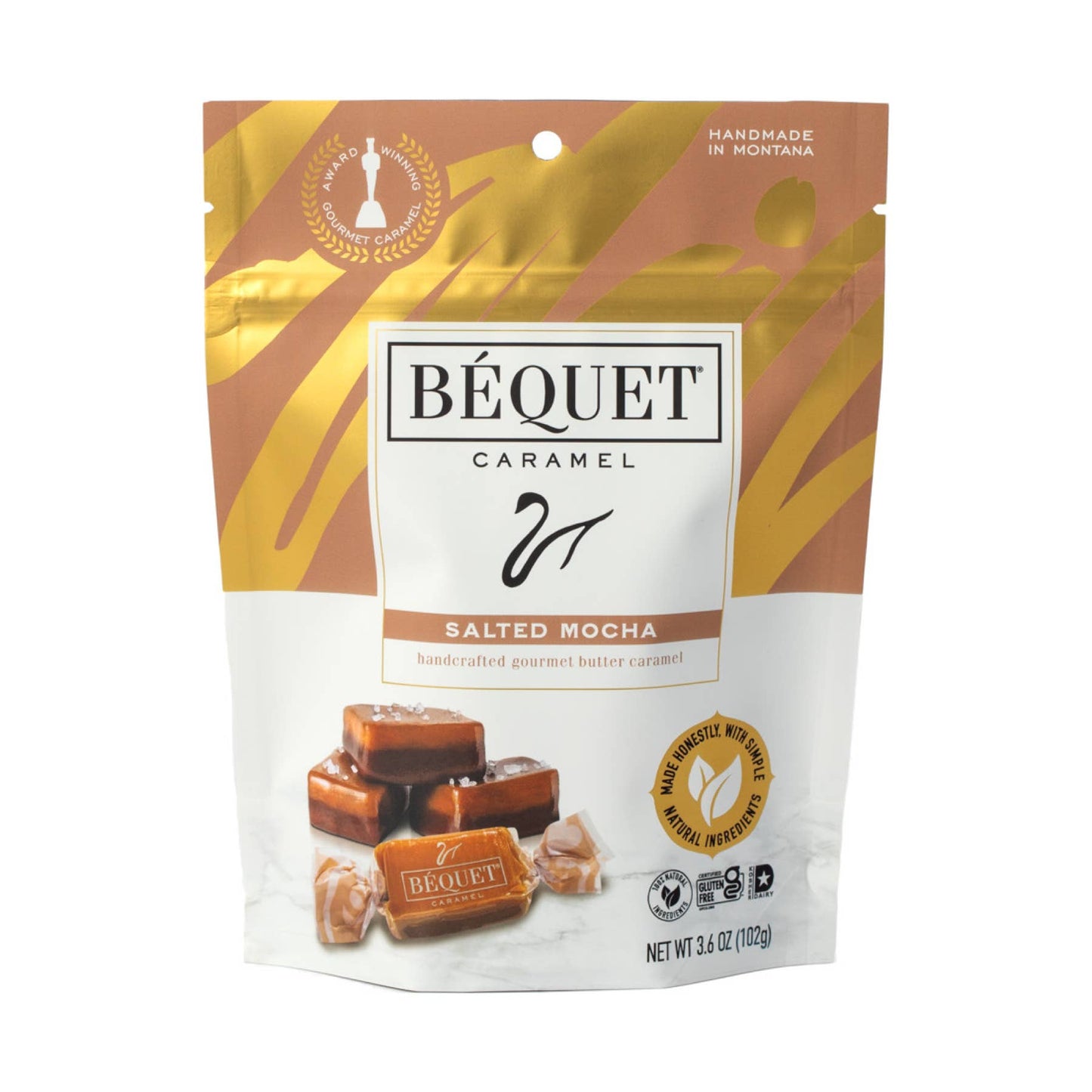 Béquet Gourmet Caramel 3.6 oz Pouch: Butterscotch