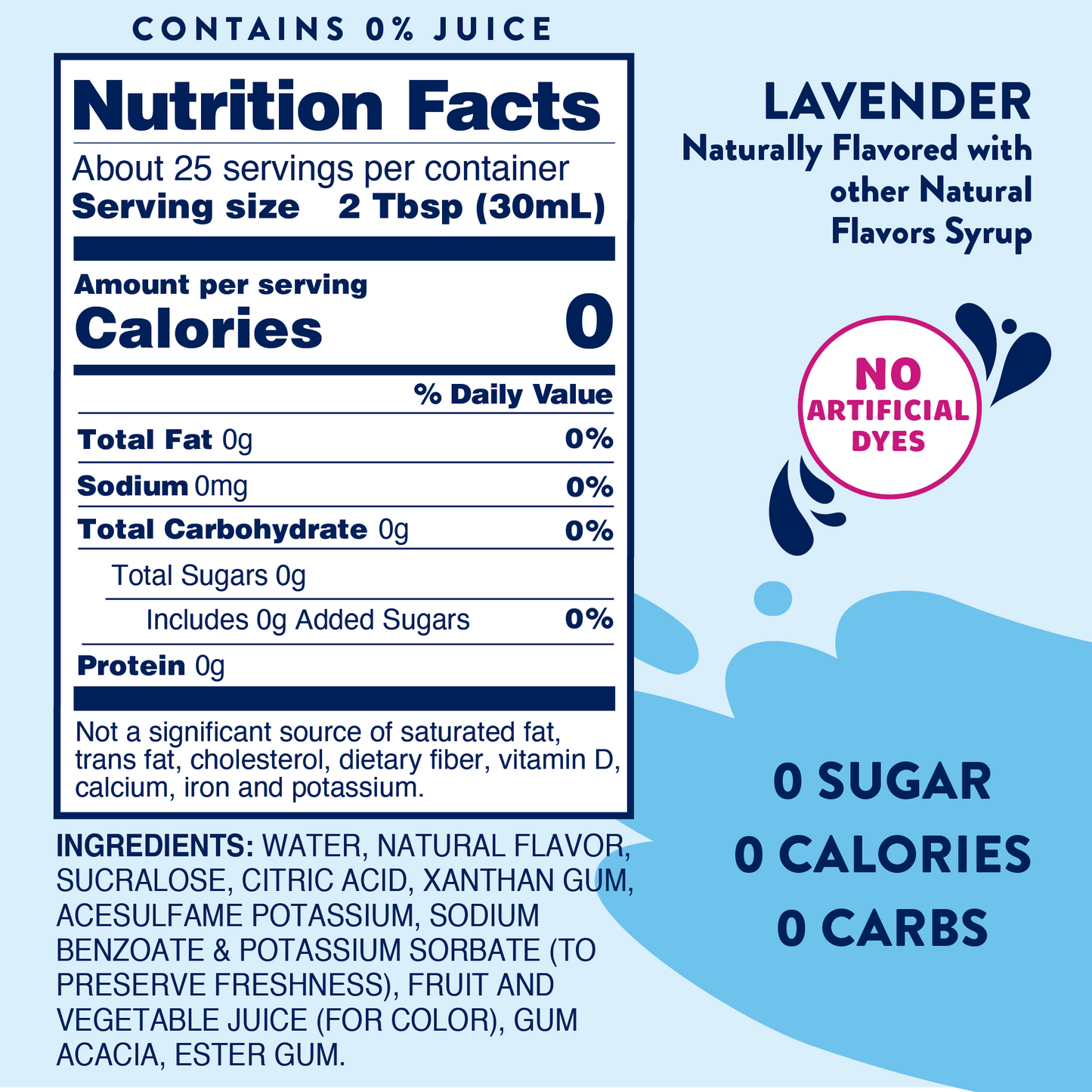 Skinny Lavender Syrup