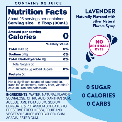 Skinny Lavender Syrup