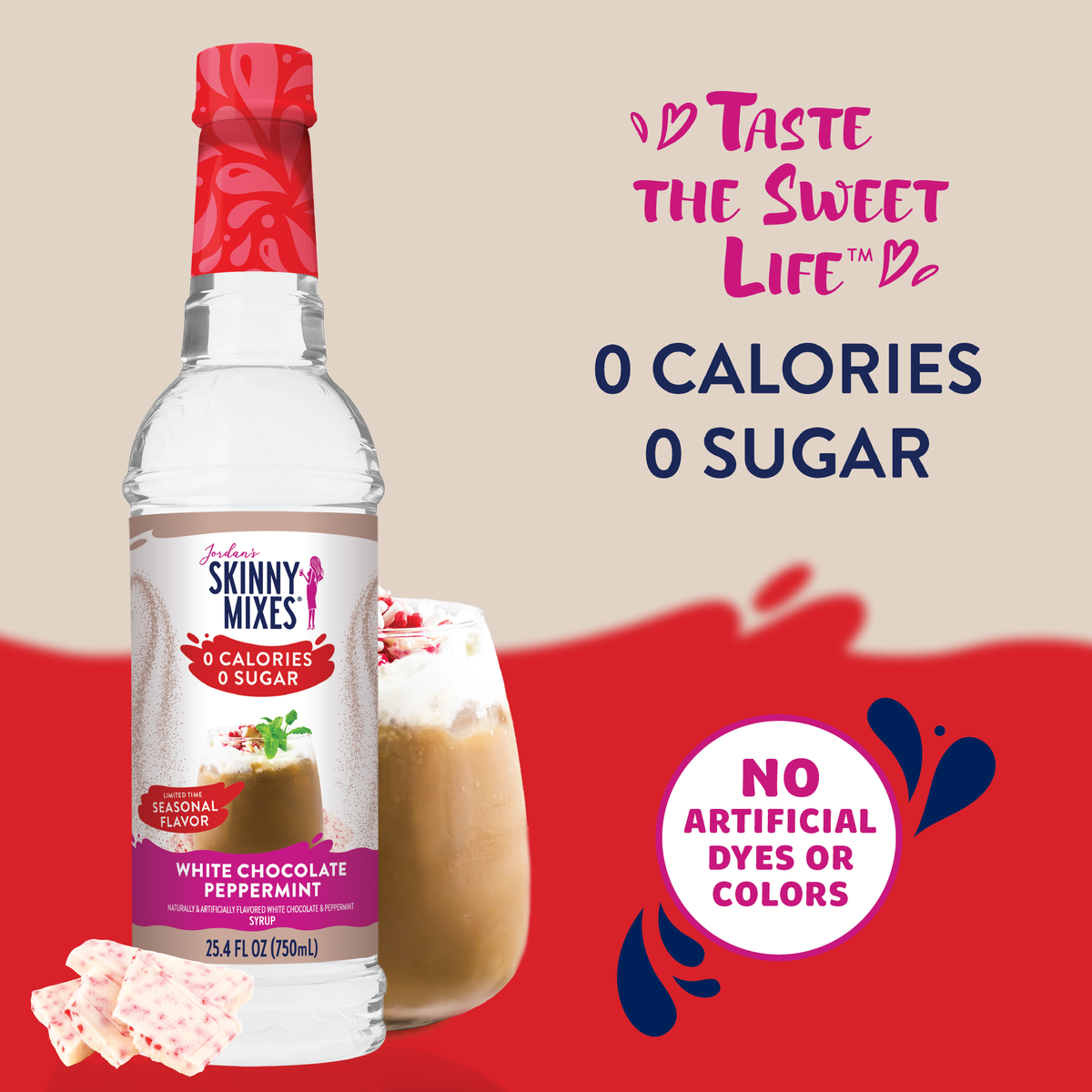 Skinny White Chocolate Peppermint Syrup