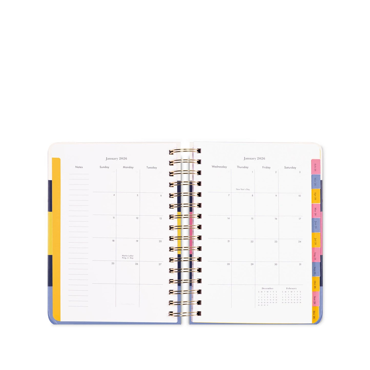 Kate Spade 17 Month Large Planner- Bold Painterly Stripe