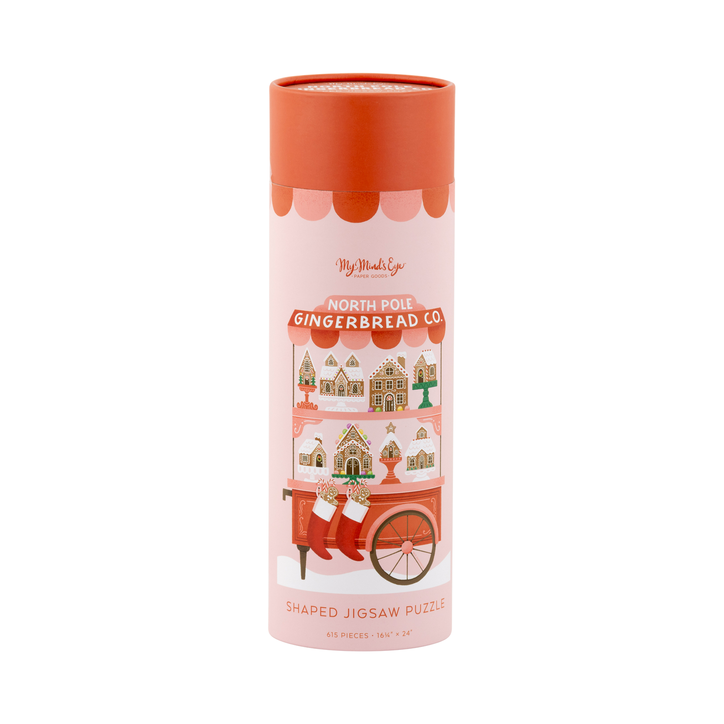 North Pole Gingerbread Co Shaped Christmas Puzzle- 615 PC