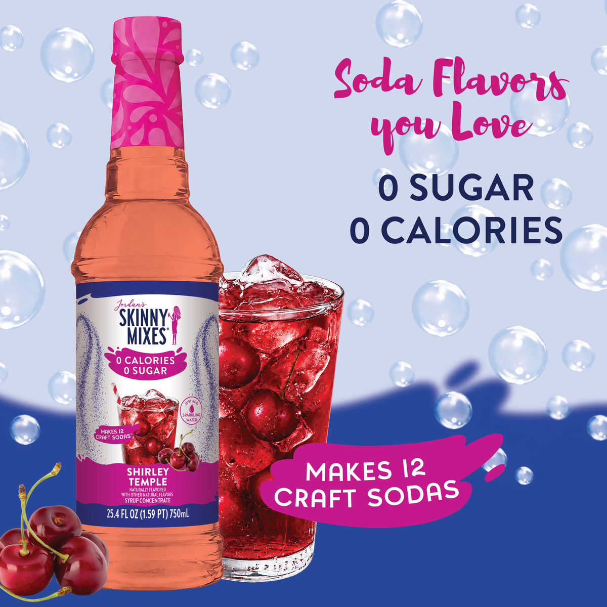 Skinny Shirley Temple Soda Syrup