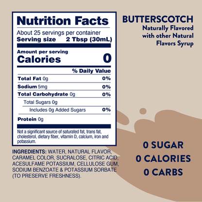 Skinny Butterscotch Syrup