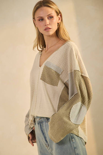 Lily Color Block Top