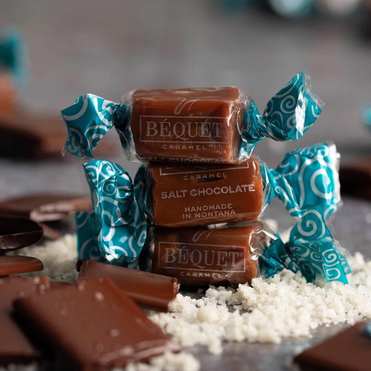 Béquet Gourmet Caramel 1.8 oz Grab & Go Bag: Salt-Chocolate