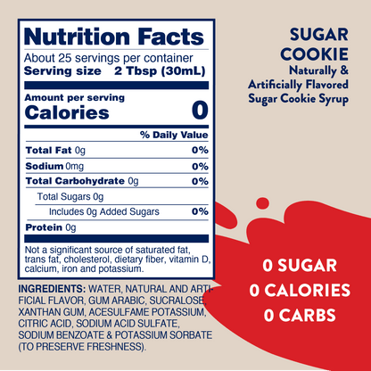 Skinny Sugar Cookie Syrup