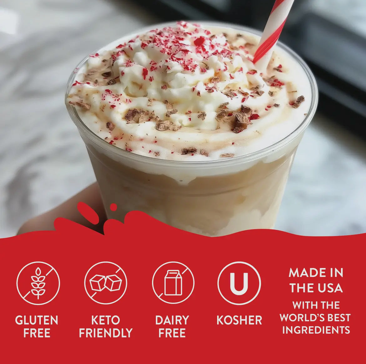 Skinny White Peppermint Mocha Syrup
