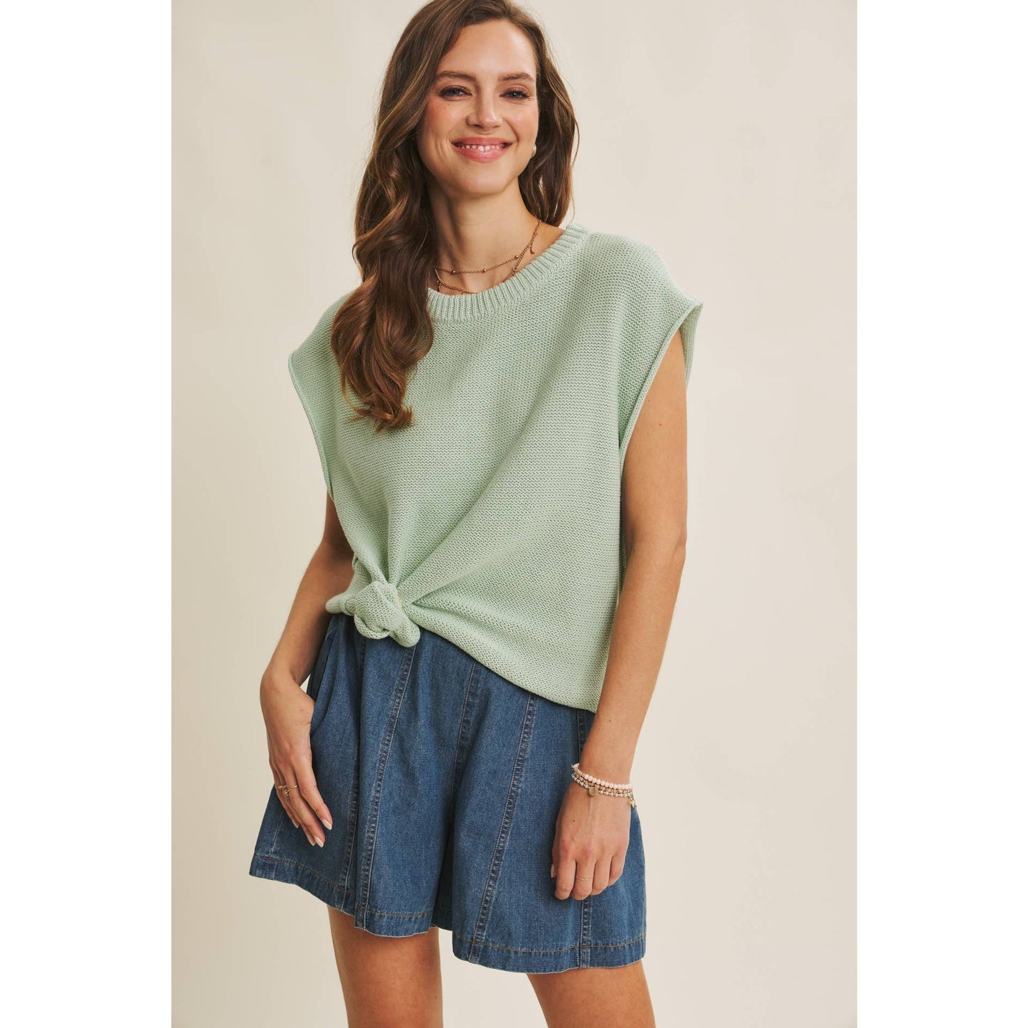 Summer Denim Flared Shorts