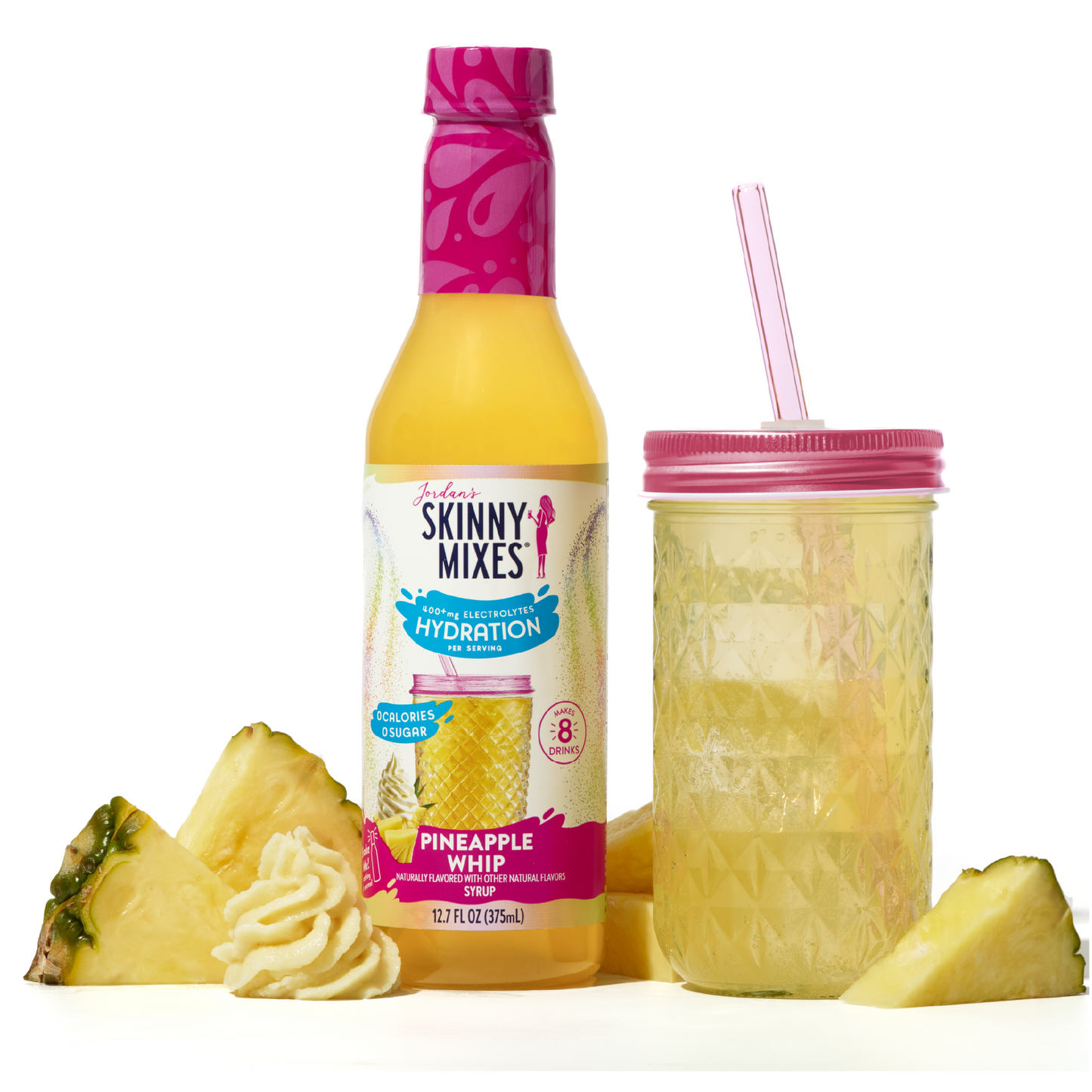 Skinny Pineapple Whip Hydration with Electrolytes 375ml