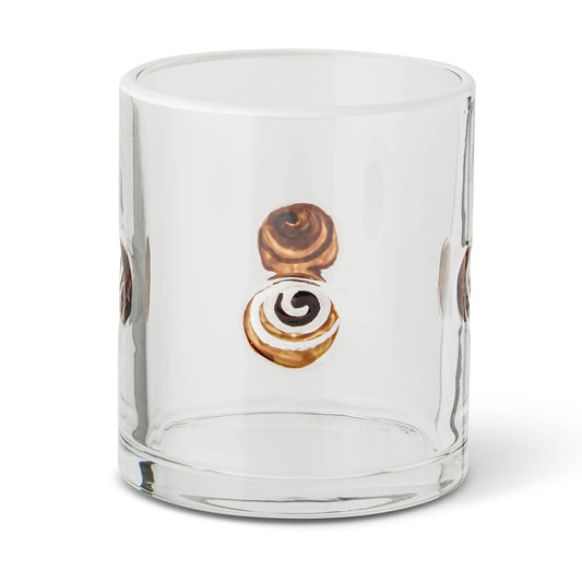 Cinnamon Bun Icon Glass