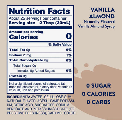 Skinny Vanilla Almond Syrup