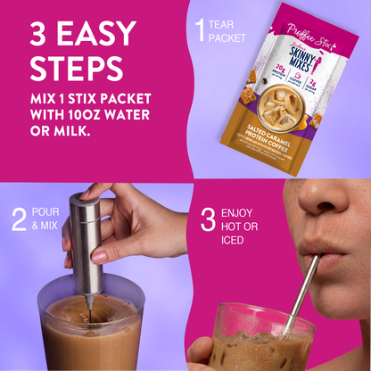 Proffee Stix 6 ct - Salted Caramel