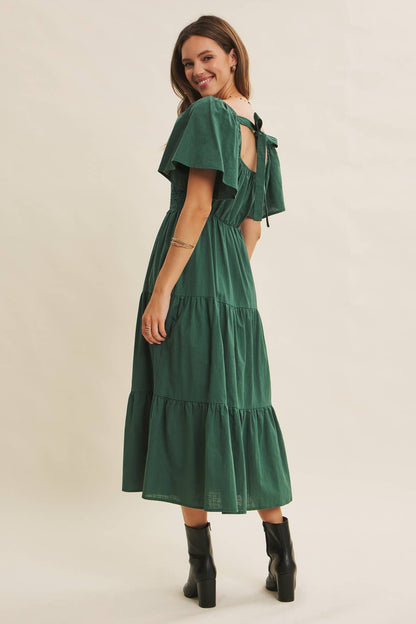 Essence Of Summer Crochet Midi Dress