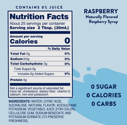 Skinny Raspberry Syrup