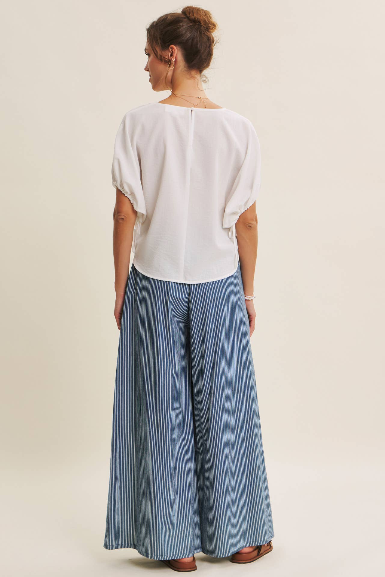 VIibrant Crinked Blouse-Kelly Green