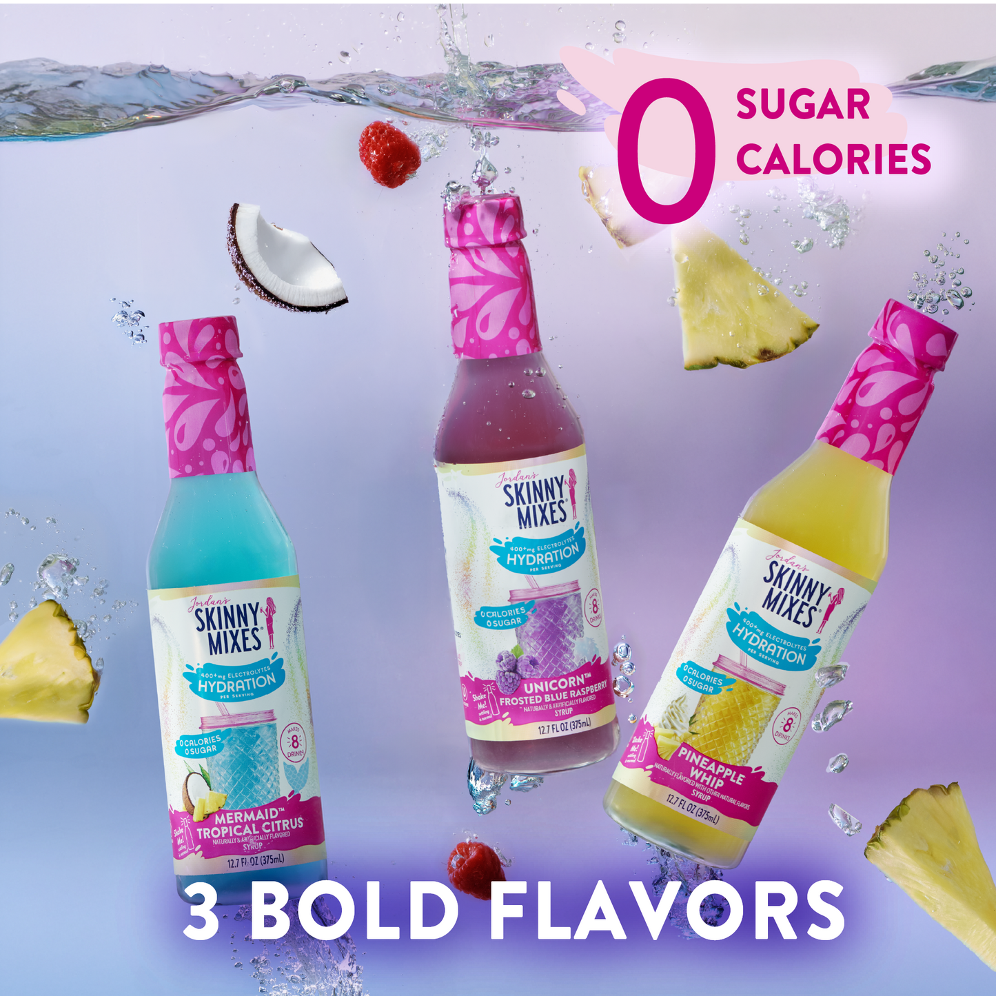 Skinny Mermaid Hydration Syrup with Electrolytes 375 ml