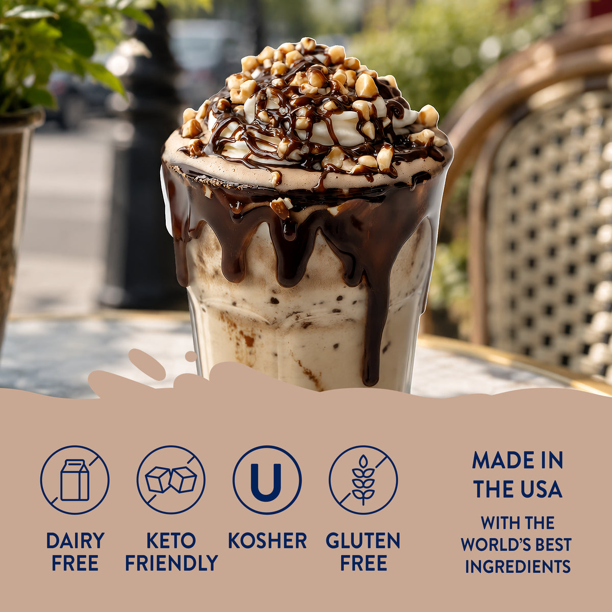 Sugar Free Chocolate Hazelnut Syrup