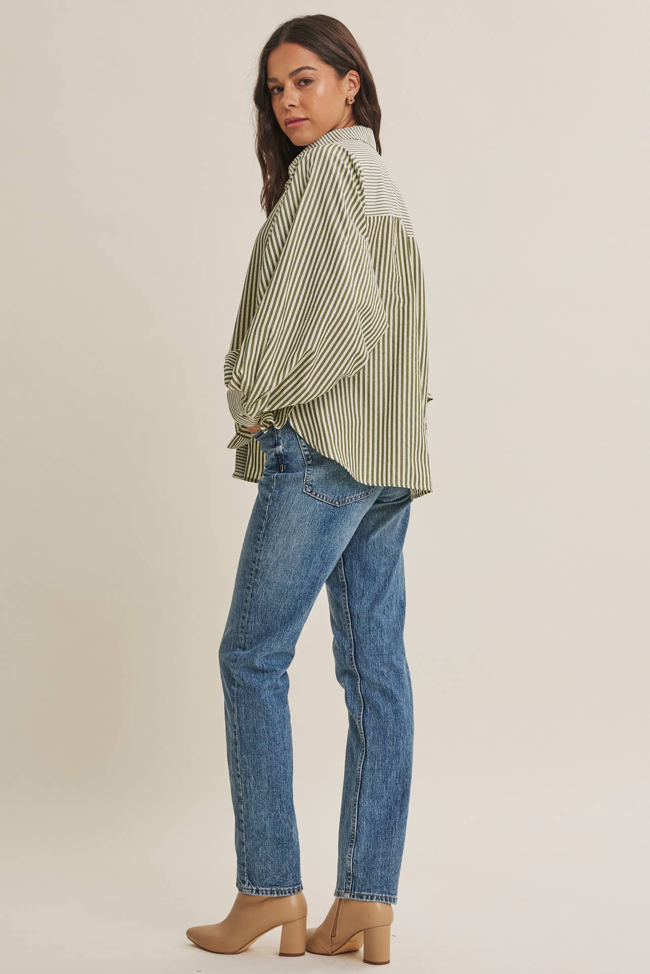 French Cafe Button Down