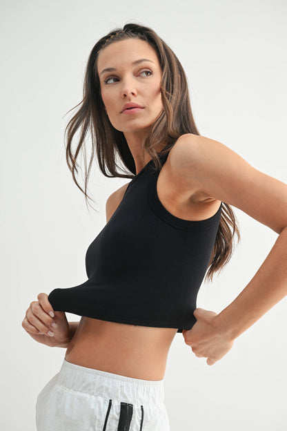 FlexForm Seamless Muscle Tank-Black