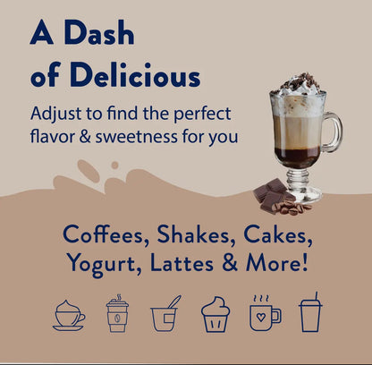 Skinny Salted Dark Chocolate Espresso Syrup