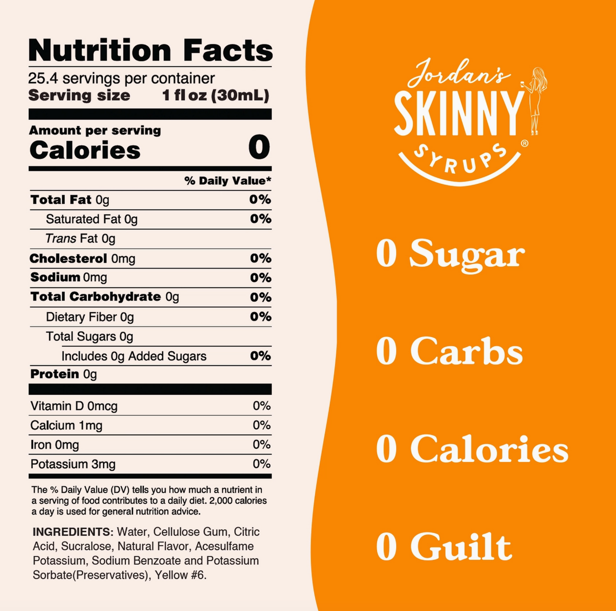 Skinny Peach Syrup