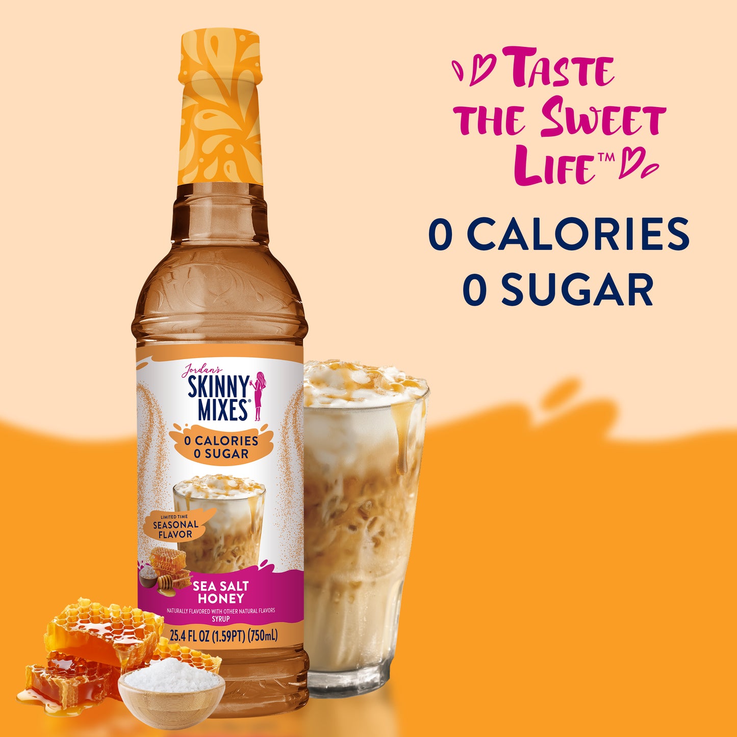 Skinny Sea Salt Honey Syrup