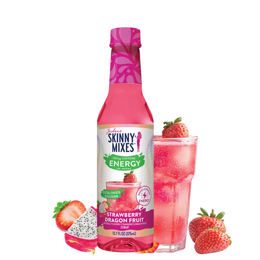 Skinny Strawberry Dragon Fruit Energy Syrup - 375ml