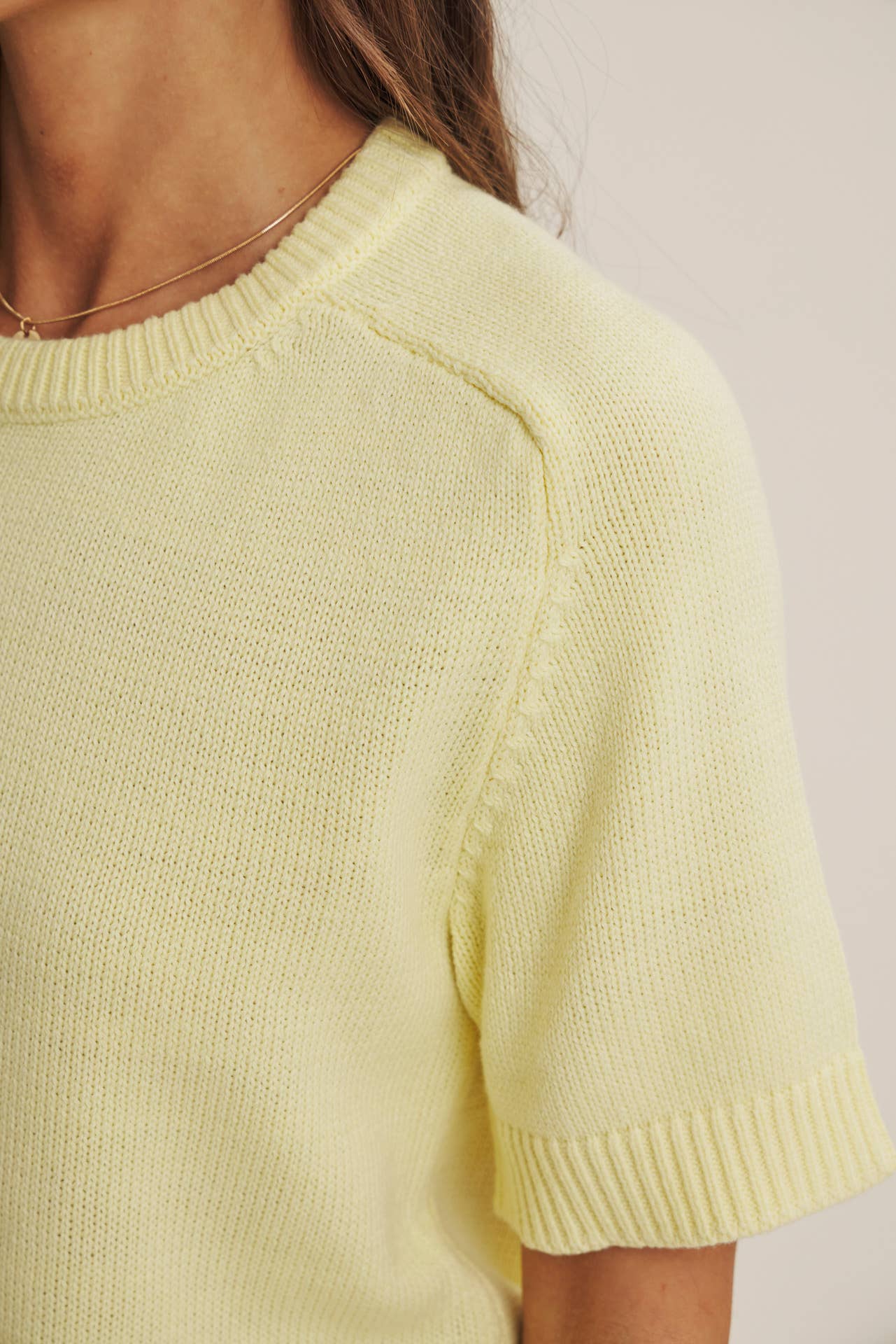 Reagan Sweater Top- White