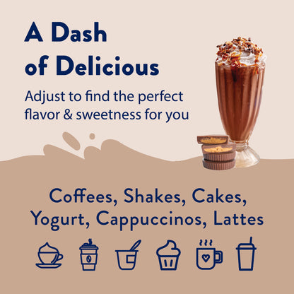 Skinny Peanut Butter Cup Syrup