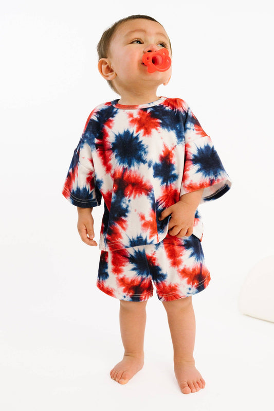 Firecracker Tie Dye Slouchy Set