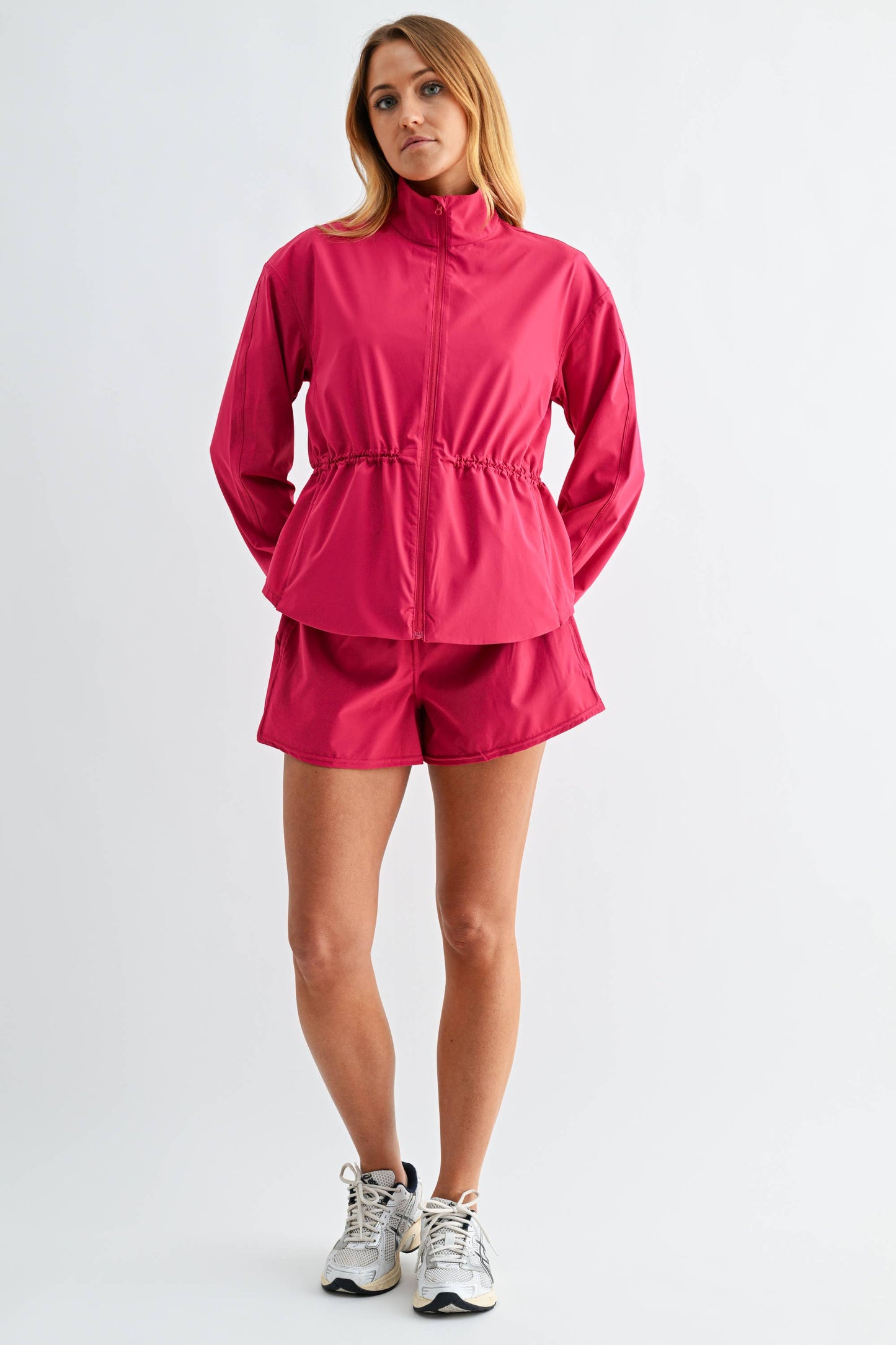 Finish Line Active Shorts-Plum Pink