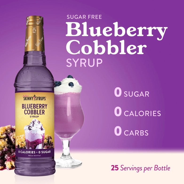 Skinny Blueberry Cobbler Syrup