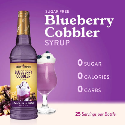 Skinny Blueberry Cobbler Syrup