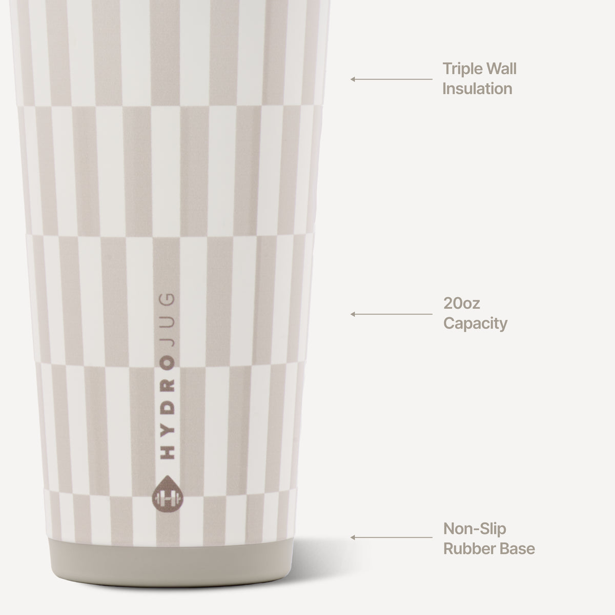 Latte HydroJug 20 oz Everyday Tumbler