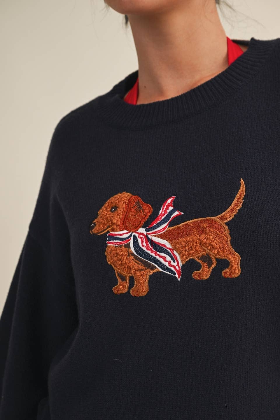 Patriotic Dachshund Sweater