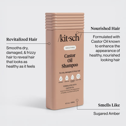 Smoothing Castor Oil Shampoo & Conditioner Combo