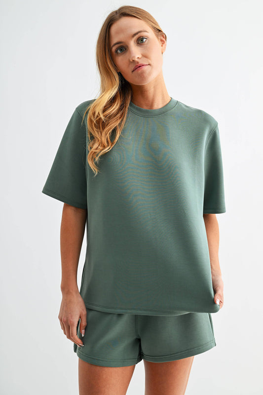 Laguna Scuba Tee Set- Eldergreen