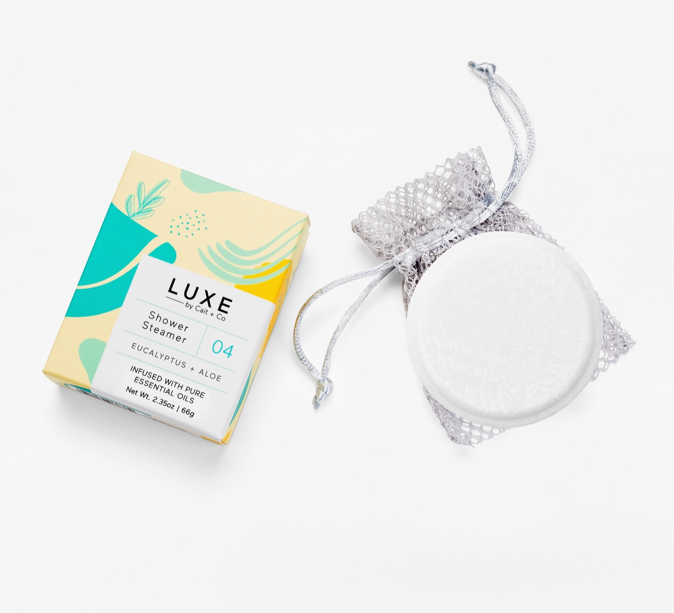 Luxe Eucalyptus + Aloe Shower Steamer Fizzy Bomb