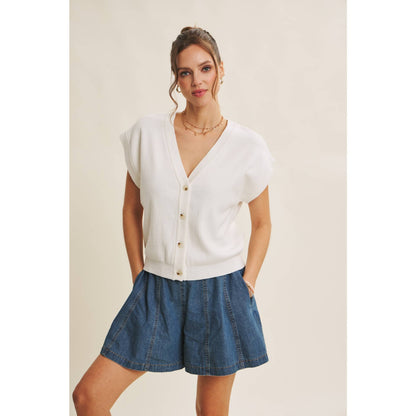 Summer Denim Flared Shorts