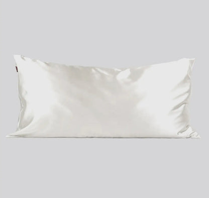 Kitsch Satin King Pillowcase- Ivory